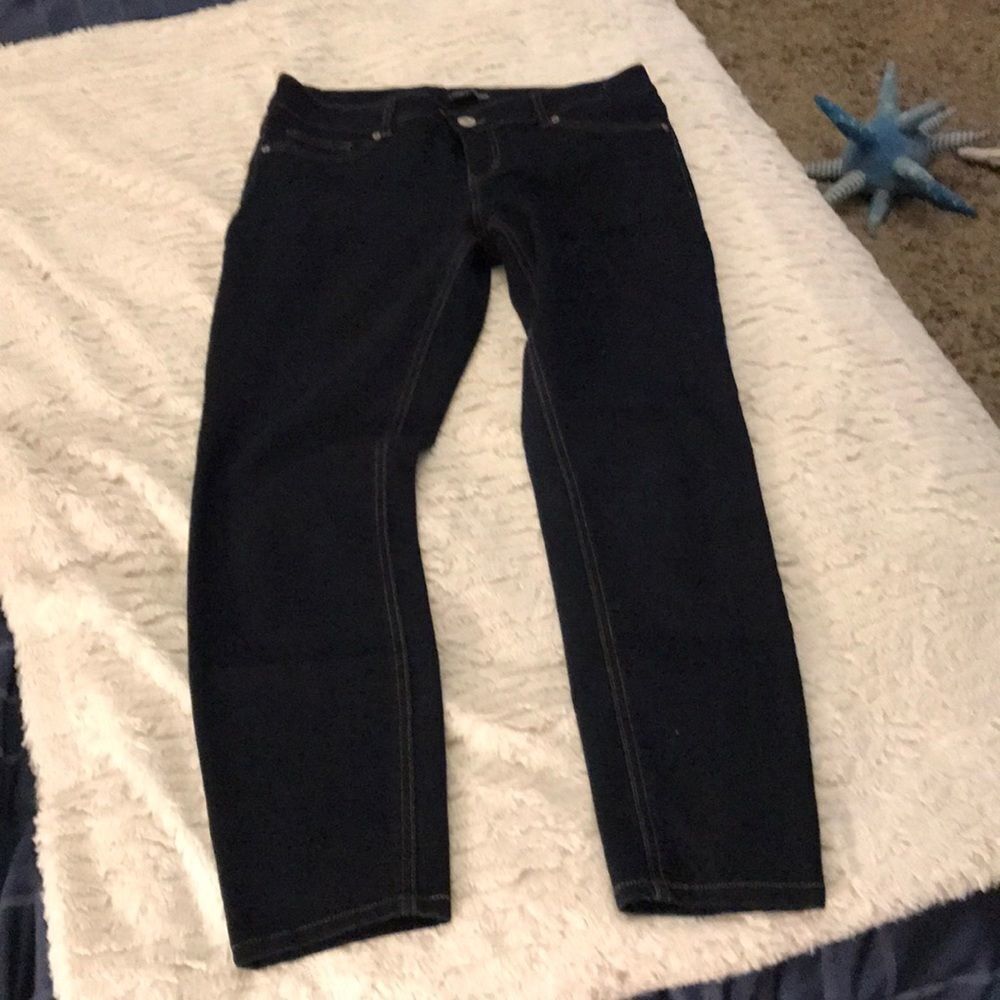 Dark skinny jeans